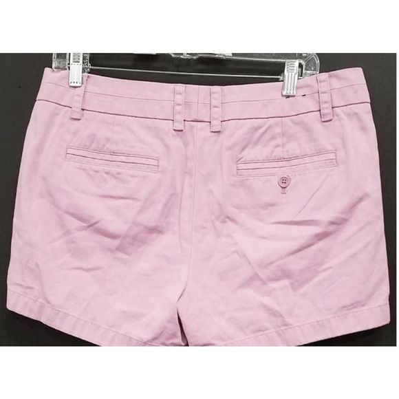NWT J.Crew Women's Pink Flat Front Slash Pocket Chino shorts Size 10 - Picture 4 of 4